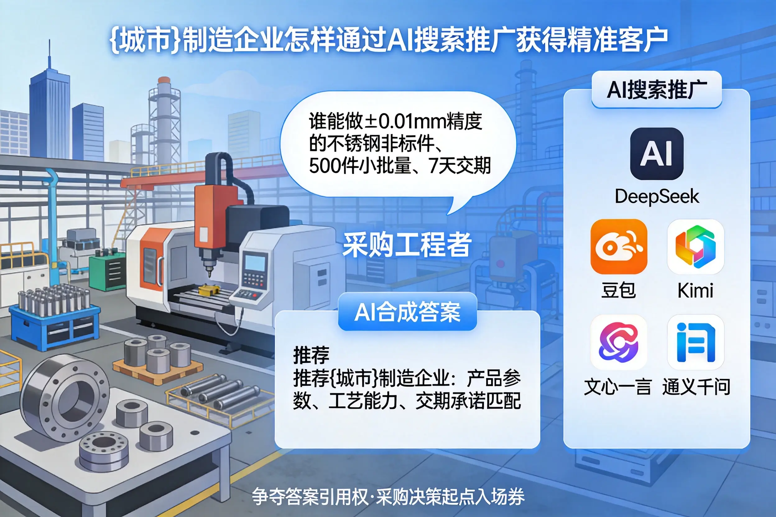 楚雄制造企业怎样通过AI搜索推广获得精准客户