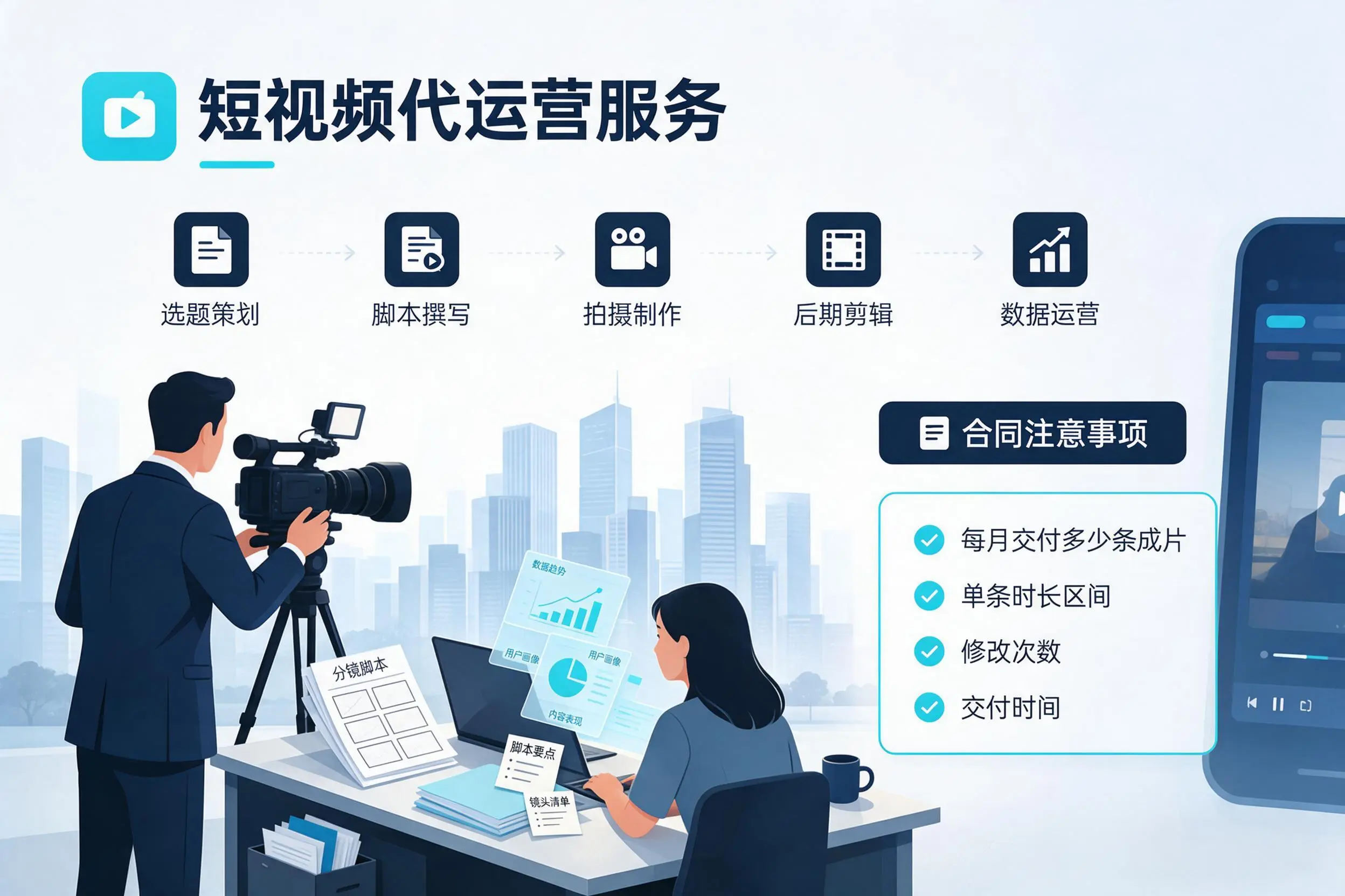 短视频代运营包含哪些服务？楚雄企业常见问题科普