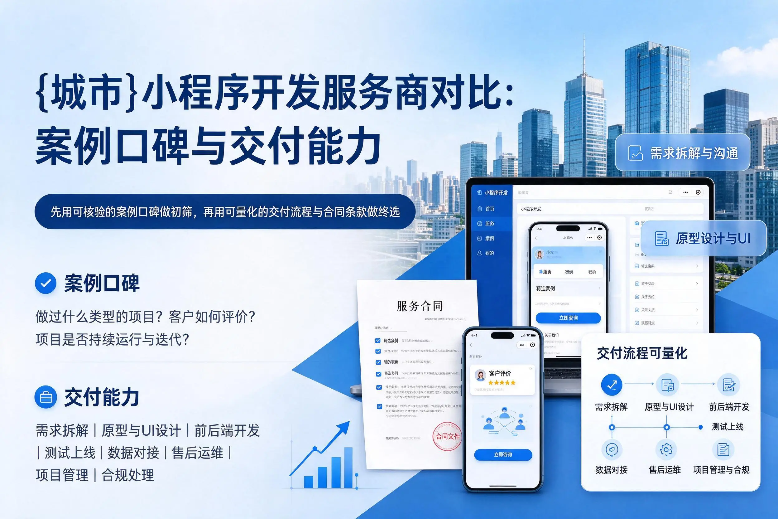 楚雄小程序开发服务商对比：案例口碑与交付能力