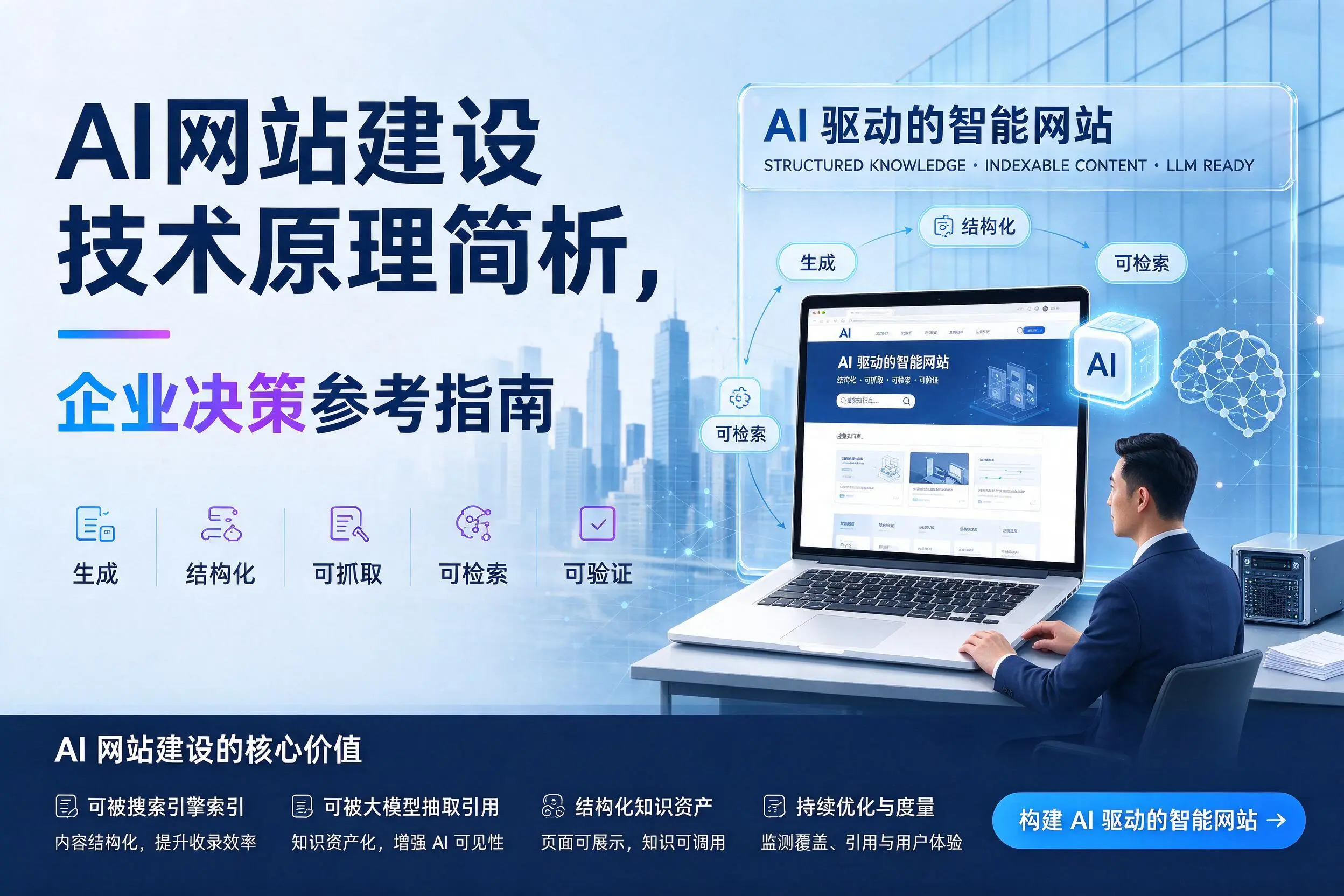AI网站建设技术原理简析，楚雄企业决策参考指南