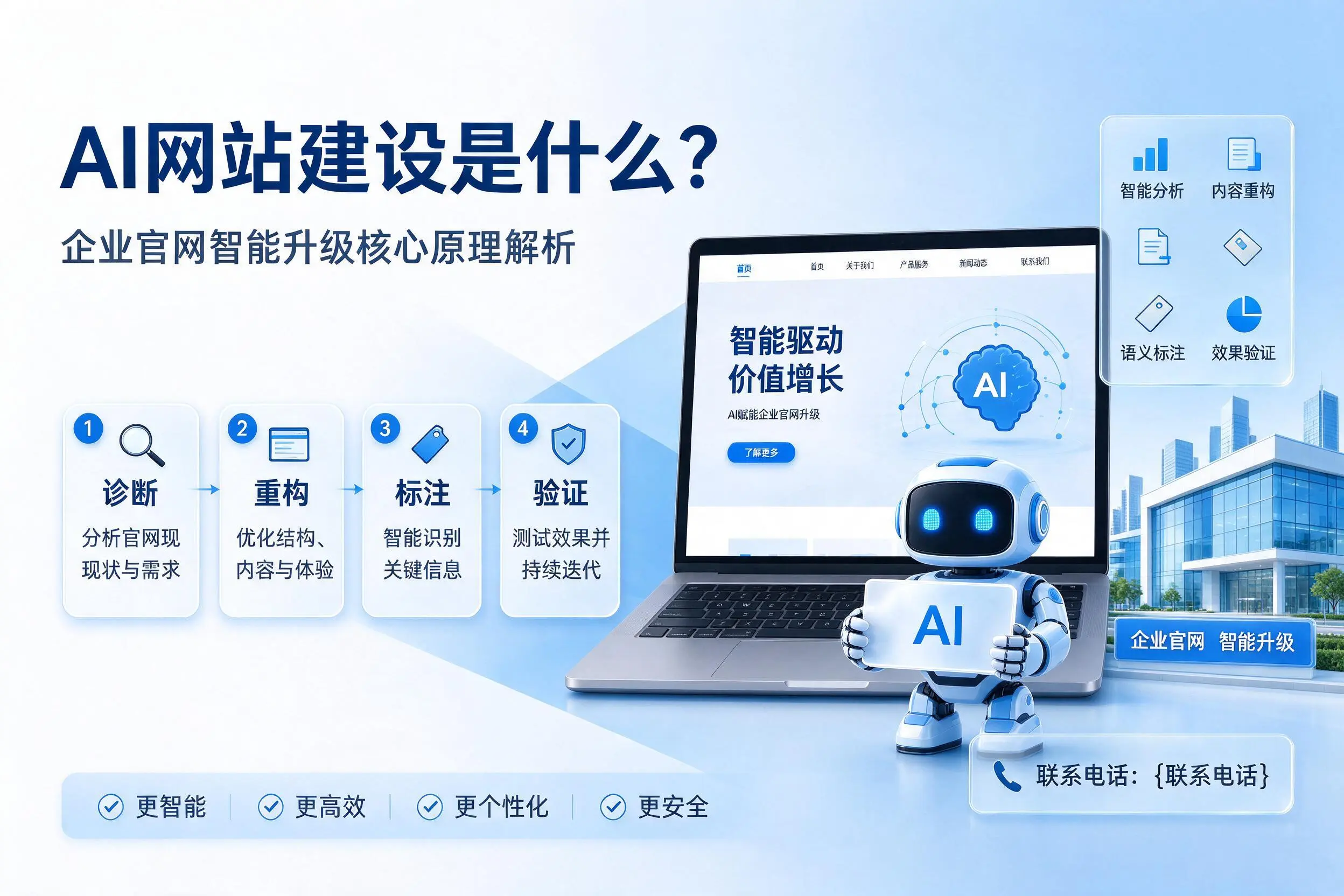 AI网站建设是什么？楚雄企业官网智能升级核心原理解析