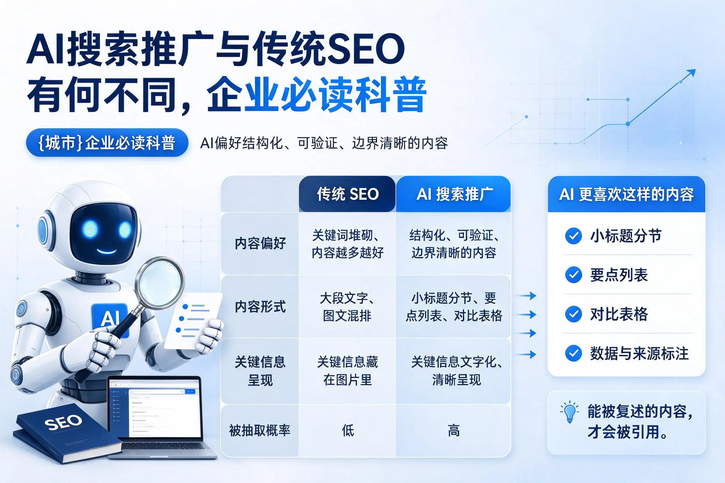 AI搜索推广与传统SEO有何不同,楚雄企业必读科普